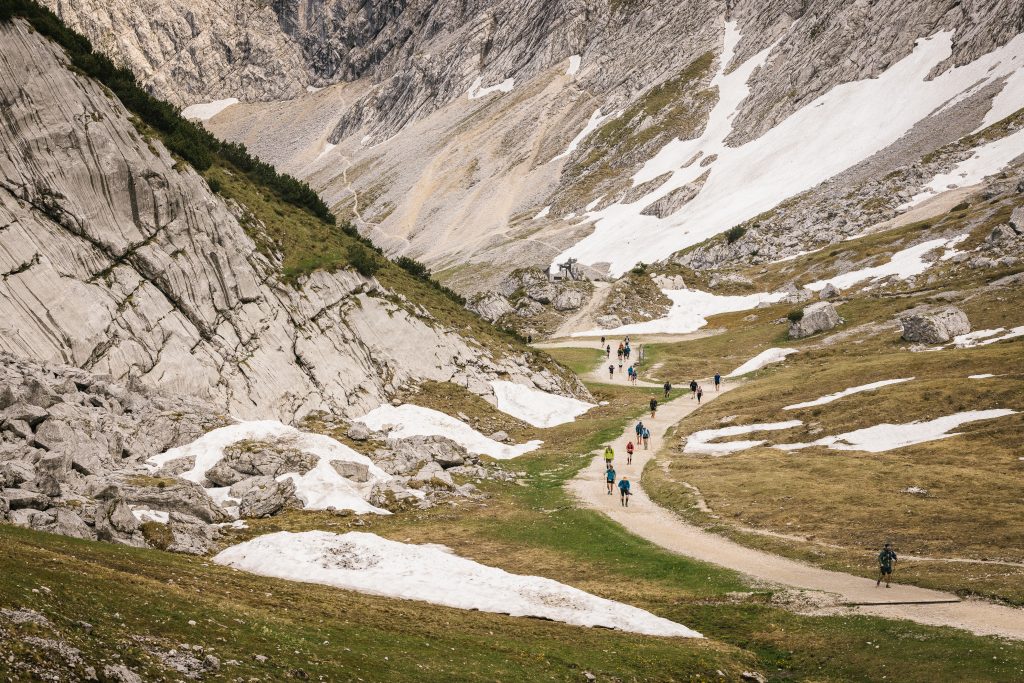Gapa Trail, Garmisch-Partenkirchen, 31 km, 1535 HM. Garmisch-Partenkirchen, Bayern, Deutschland.